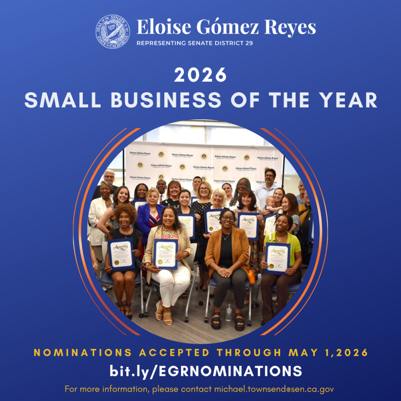 2026 Small Business of the Year Graphic