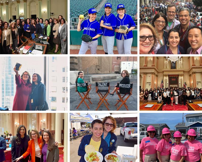 Collage of images of Senator Reyes and Senate President pro Tempore Monique Limón.