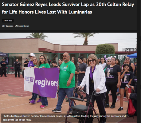 Screenshot of IE Community News article