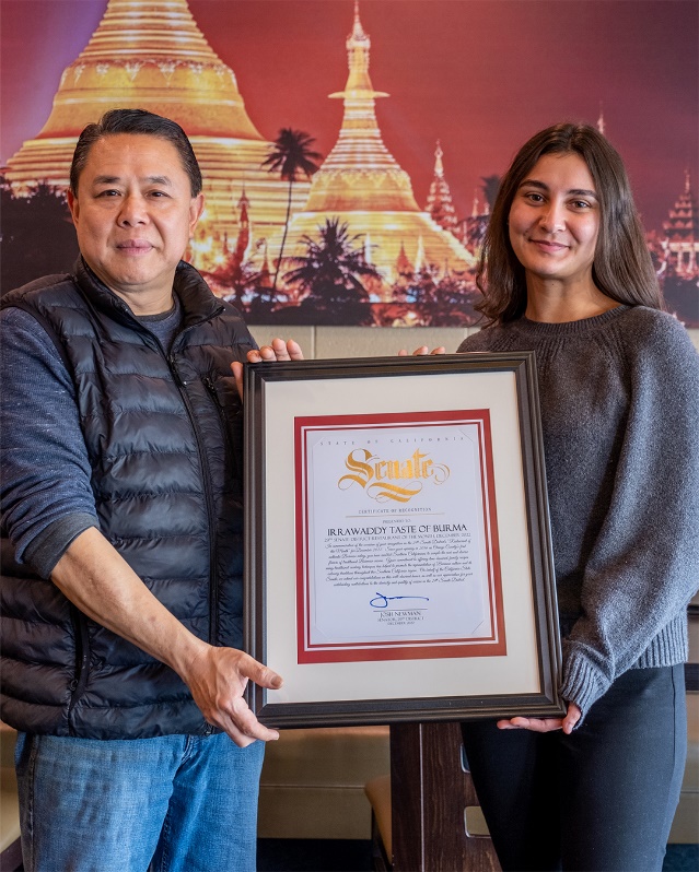 Restaurant of the month award