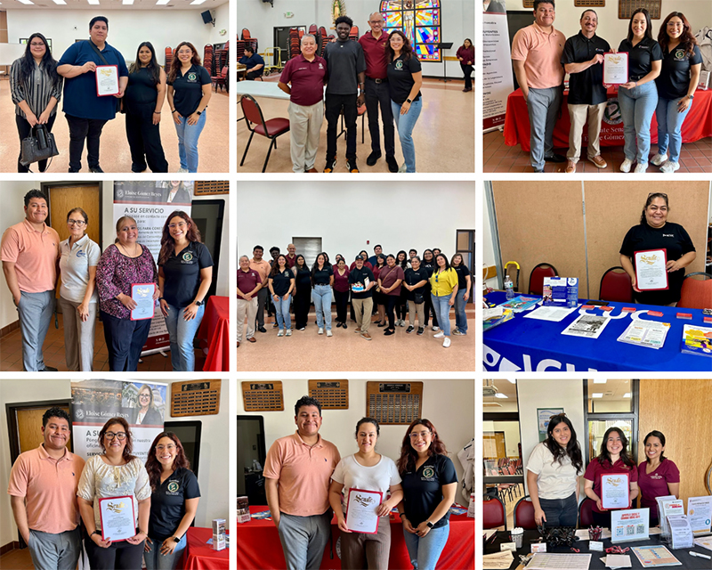 Images from a legal clinic held in part by Senator Reyes to support immigrant communities of the inland empire